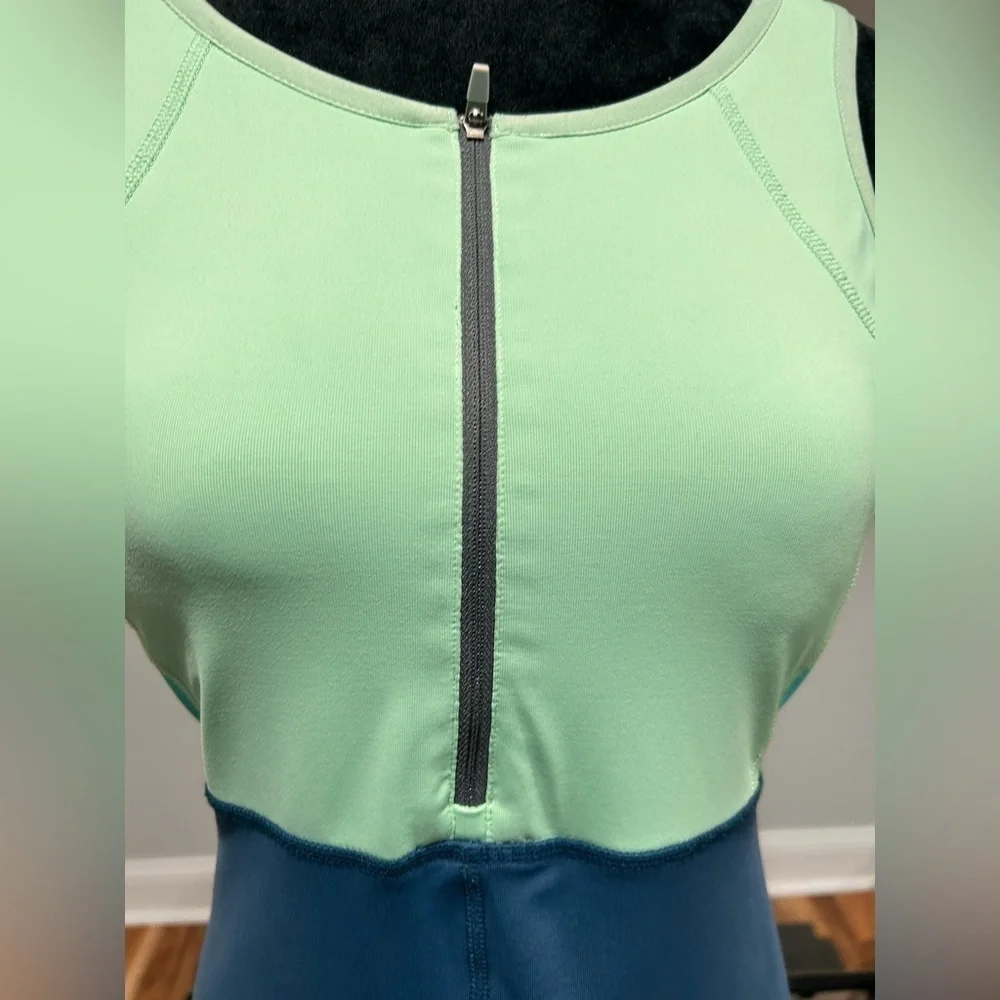 Title Nine Dress Blue Aqua Sleeveless Diamalete size S - Picture 3 of 8